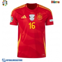 Fotballdrakt Herre Spania Rodri Hernandez #16 Hjemmedrakt EM 2024 Kortermet